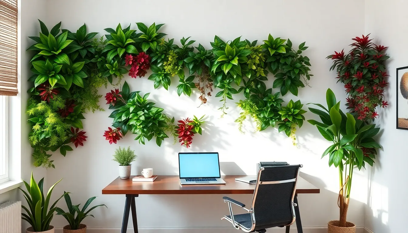 Transform Your Space: 10 Stunning Artificial Wall Plants Decor Ideas That Look Real 3