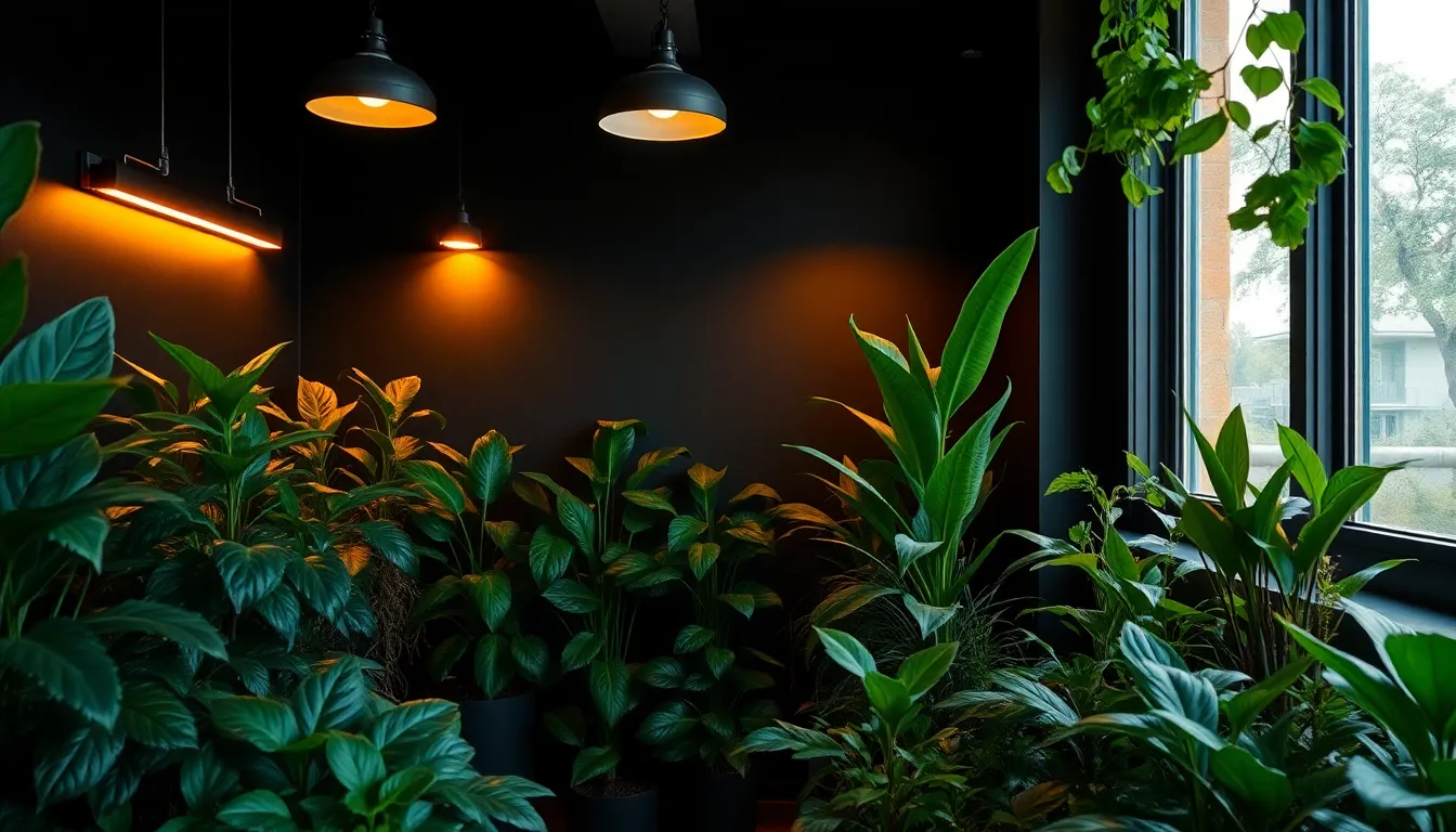 Black Room with Plants: 7 Stunning Design Ideas That Transform Your Space 3