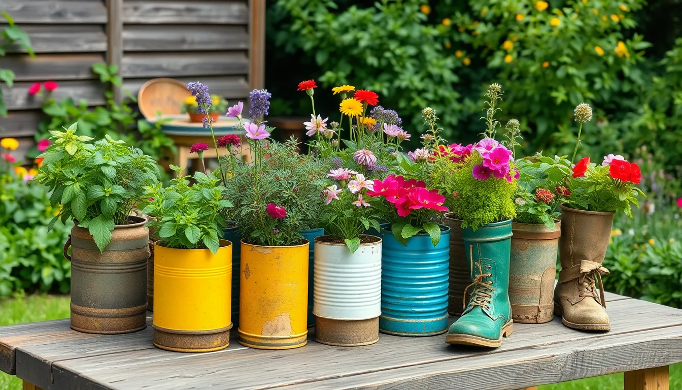 25 Easy DIY Pots for Plants: Transform Household Items Into Stunning Planters 4 25 Easy DIY Pots for Plants: Transform Household Items Into Stunning Planters 3
