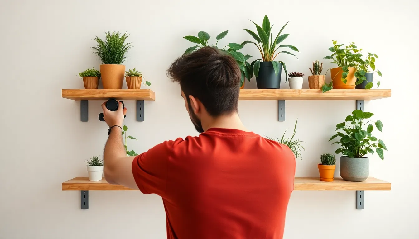 17 Floating Shelves with Plants Ideas That Transform Any Room Into a Green Paradise 3