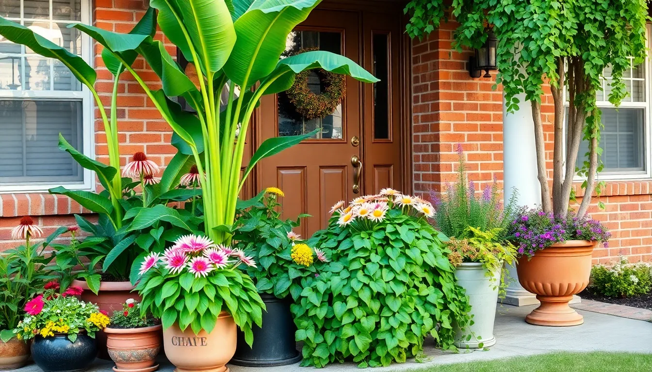 Front Yard Potted Plants: Transform Your Home's Curb Appeal on Any Budget 4 Front Yard Potted Plants: Transform Your Home's Curb Appeal on Any Budget 3