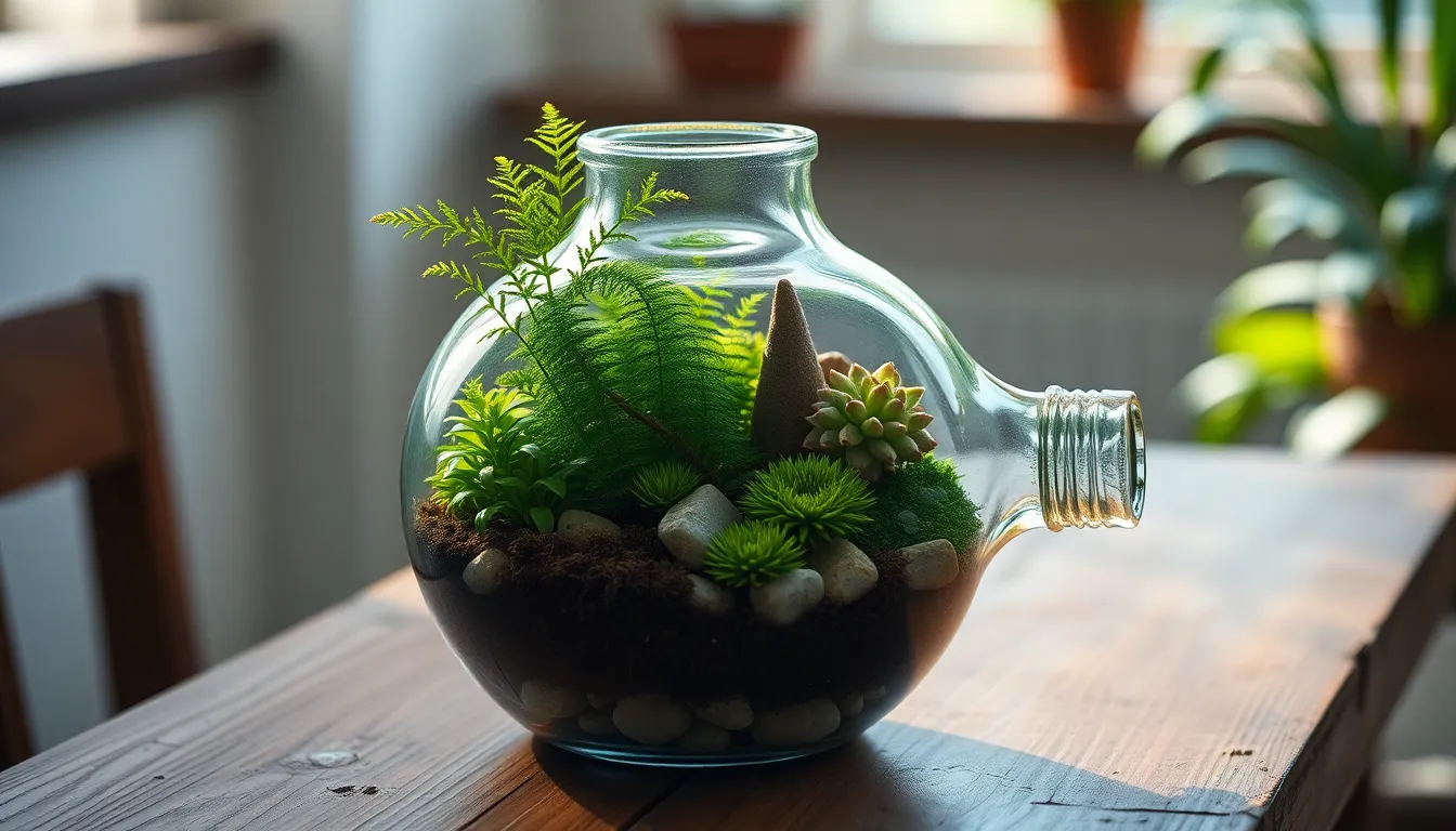 15 Creative Glass Bottle Plants Ideas That Transform Any Space Into Green Paradise 4 15 Creative Glass Bottle Plants Ideas That Transform Any Space Into Green Paradise 3