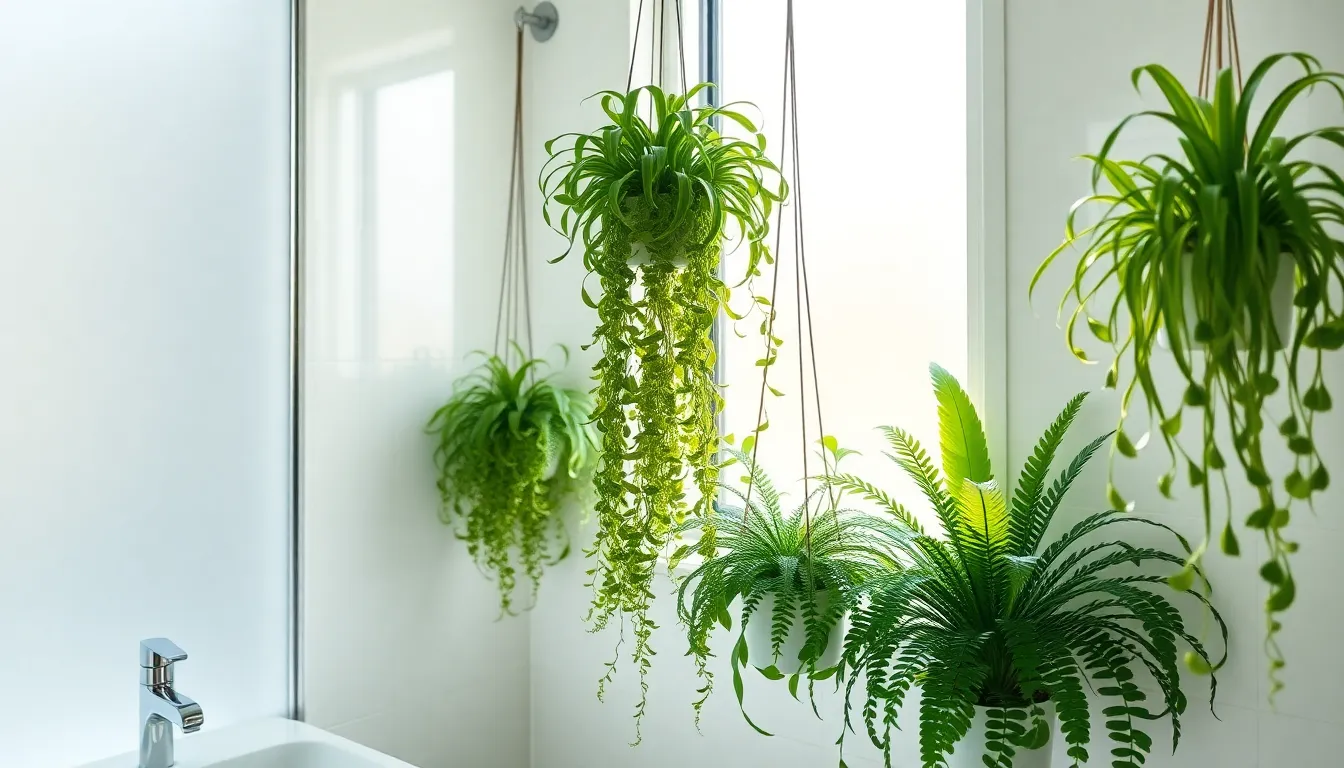 15 Best Hanging Plants for Your Bathroom (Low Light & High Humidity Friendly) 4 15 Best Hanging Plants for Your Bathroom (Low Light & High Humidity Friendly) 3