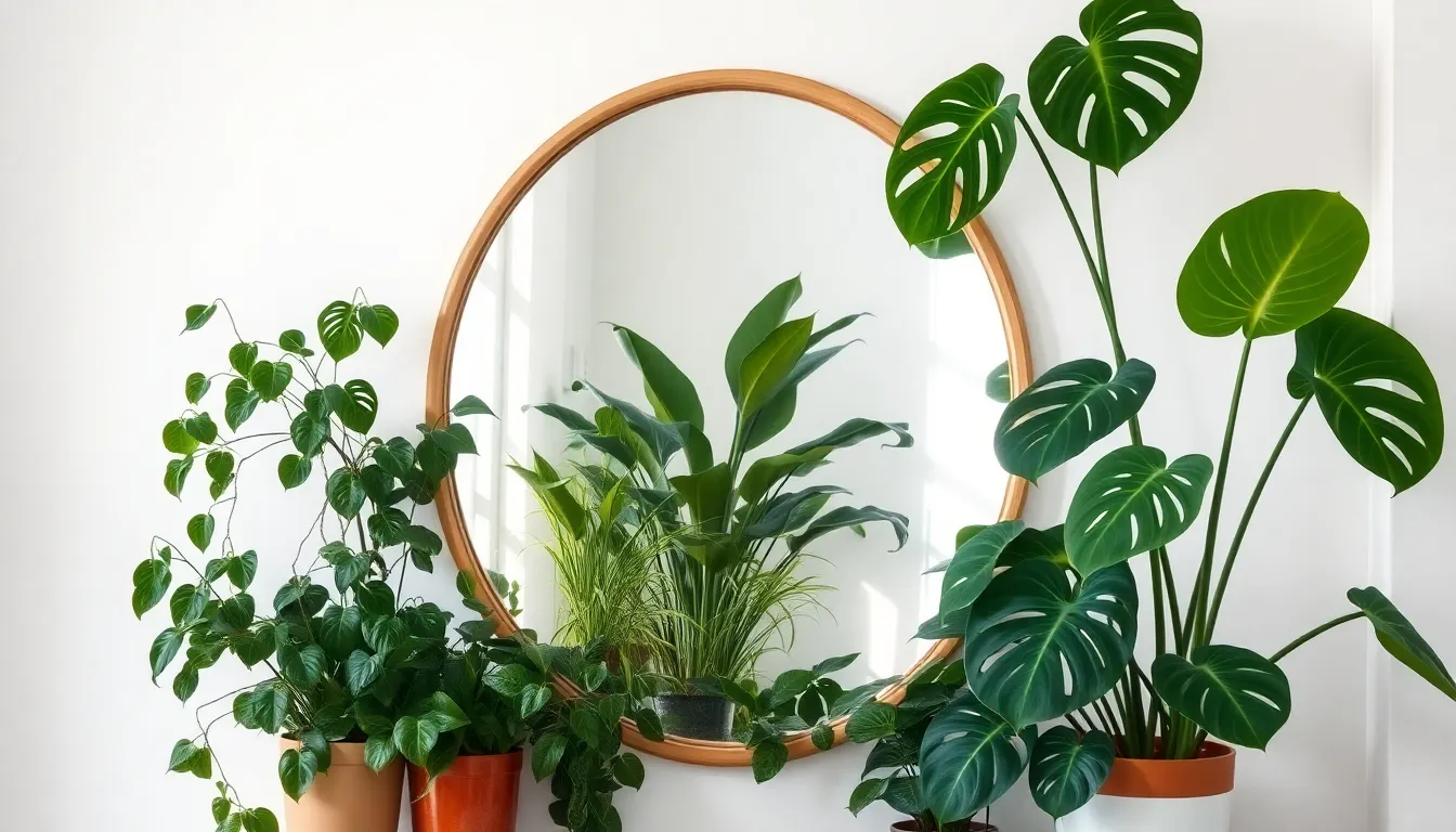 Mirror With Plants Around It: 7 Stunning Ways to Transform Your Space 4 Mirror With Plants Around It: 7 Stunning Ways to Transform Your Space 3