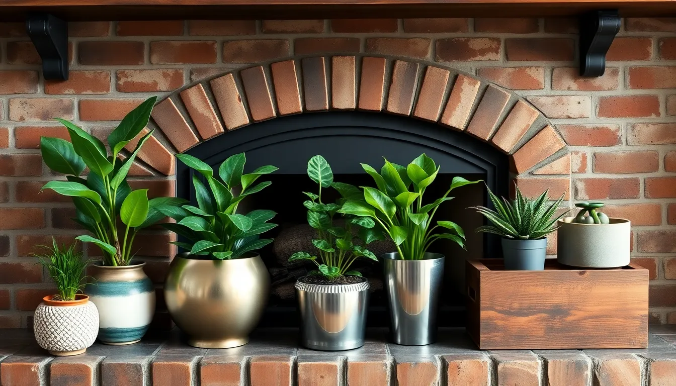 7 Best Plants for Fireplace Mantle Display: Heat-Resistant Decor Ideas 4 7 Best Plants for Fireplace Mantle Display: Heat-Resistant Decor Ideas 3