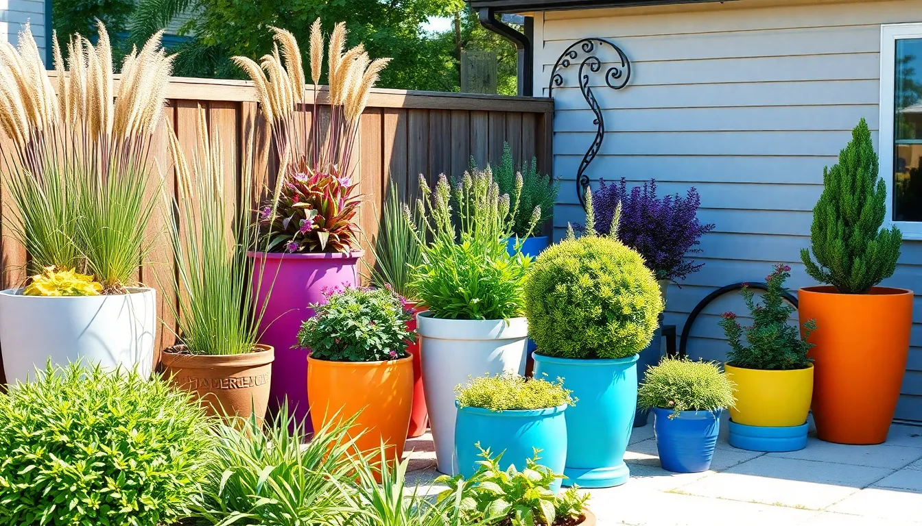 25+ Stunning Outdoor Pot Plant Ideas to Transform Your Patio & Garden Space 4 25+ Stunning Outdoor Pot Plant Ideas to Transform Your Patio & Garden Space 3