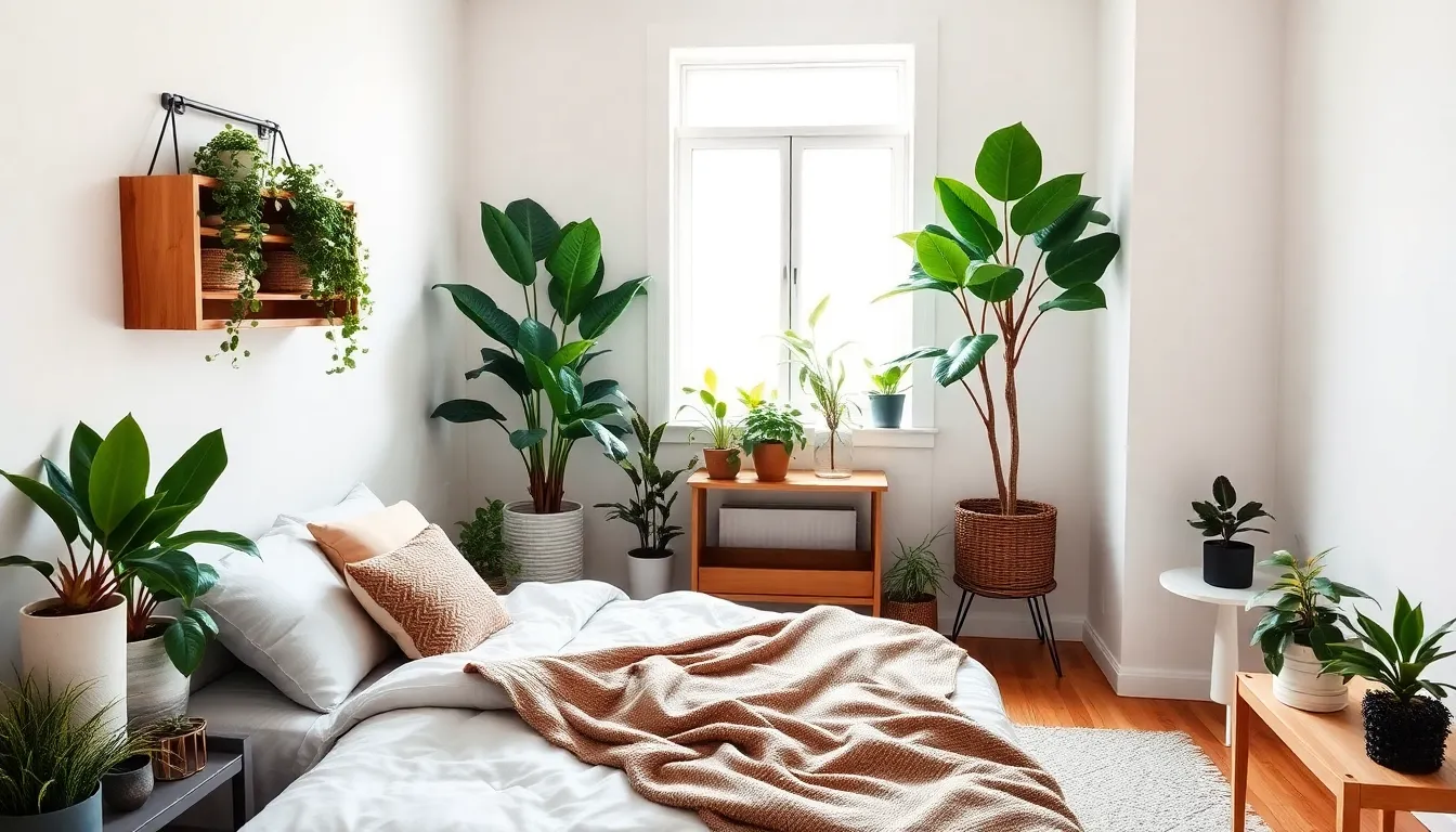 How to Create a Dreamy Bedroom with Lots of Plants (+ Best Plant Ideas for Sleep) 6 How to Create a Dreamy Bedroom with Lots of Plants (+ Best Plant Ideas for Sleep) 5