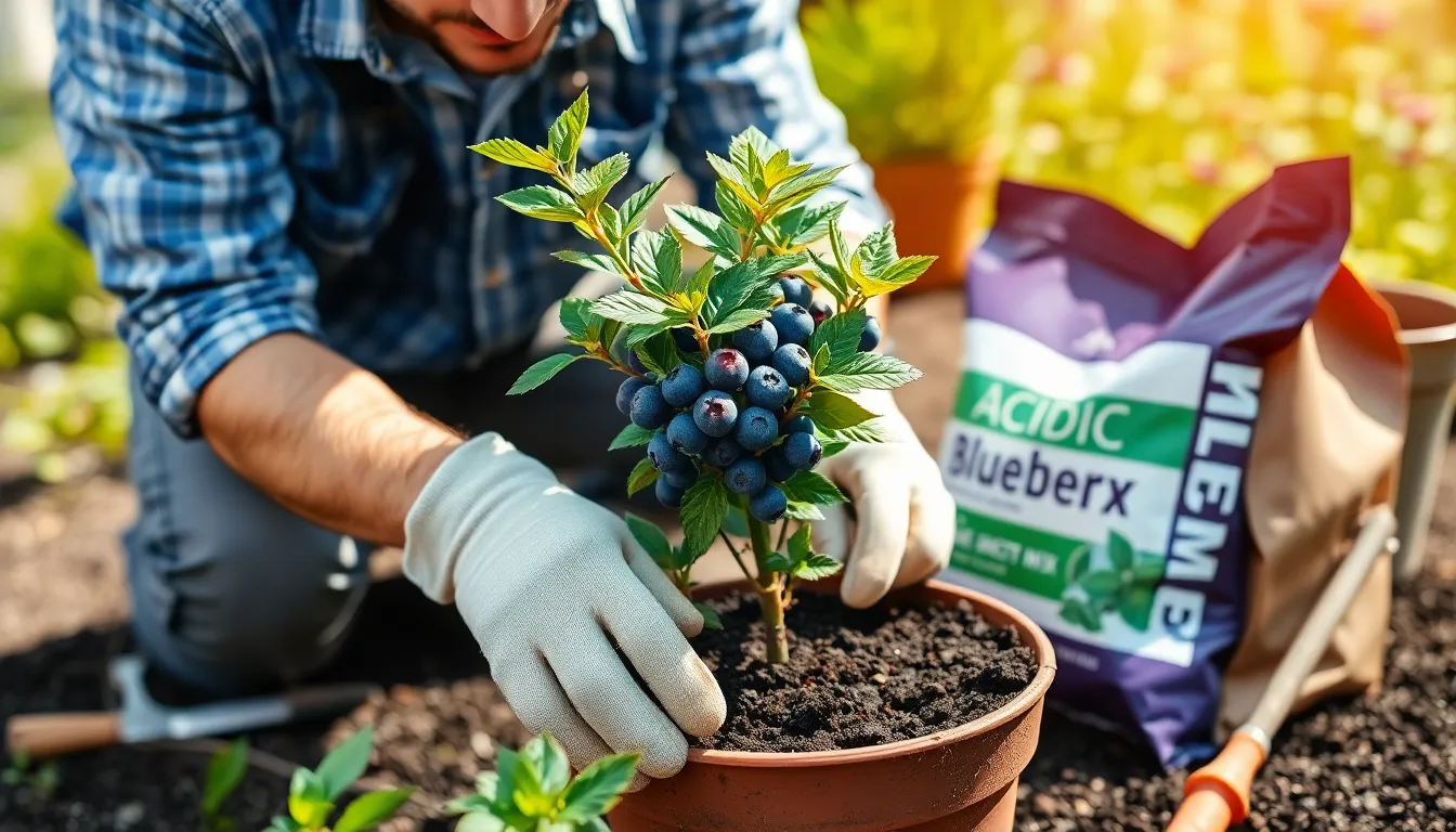 How to Grow Blueberry Plants in Pots: Complete Container Gardening Guide 6 How to Grow Blueberry Plants in Pots: Complete Container Gardening Guide 5