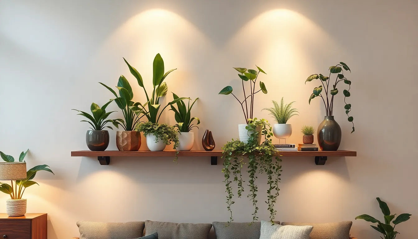 15 Floating Shelf with Plants Ideas That'll Transform Your Small Space Into a Green Oasis 5