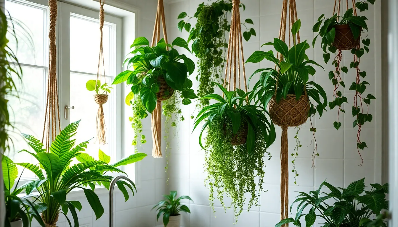 15 Best Hanging Plants for Your Bathroom (Low Light & High Humidity Friendly) 6 15 Best Hanging Plants for Your Bathroom (Low Light & High Humidity Friendly) 5