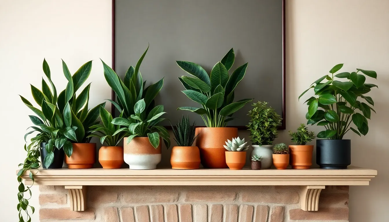 7 Best Plants for Fireplace Mantle Display: Heat-Resistant Decor Ideas 6 7 Best Plants for Fireplace Mantle Display: Heat-Resistant Decor Ideas 5