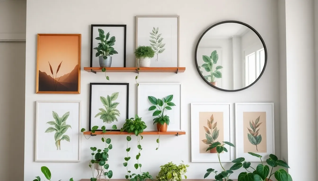 How to Create a Stunning Gallery Wall with Plants: Design Ideas & Tips 8 How to Create a Stunning Gallery Wall with Plants: Design Ideas & Tips 7