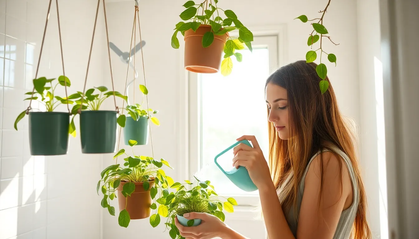 15 Best Hanging Plants for Your Bathroom (Low Light & High Humidity Friendly) 8 15 Best Hanging Plants for Your Bathroom (Low Light & High Humidity Friendly) 7
