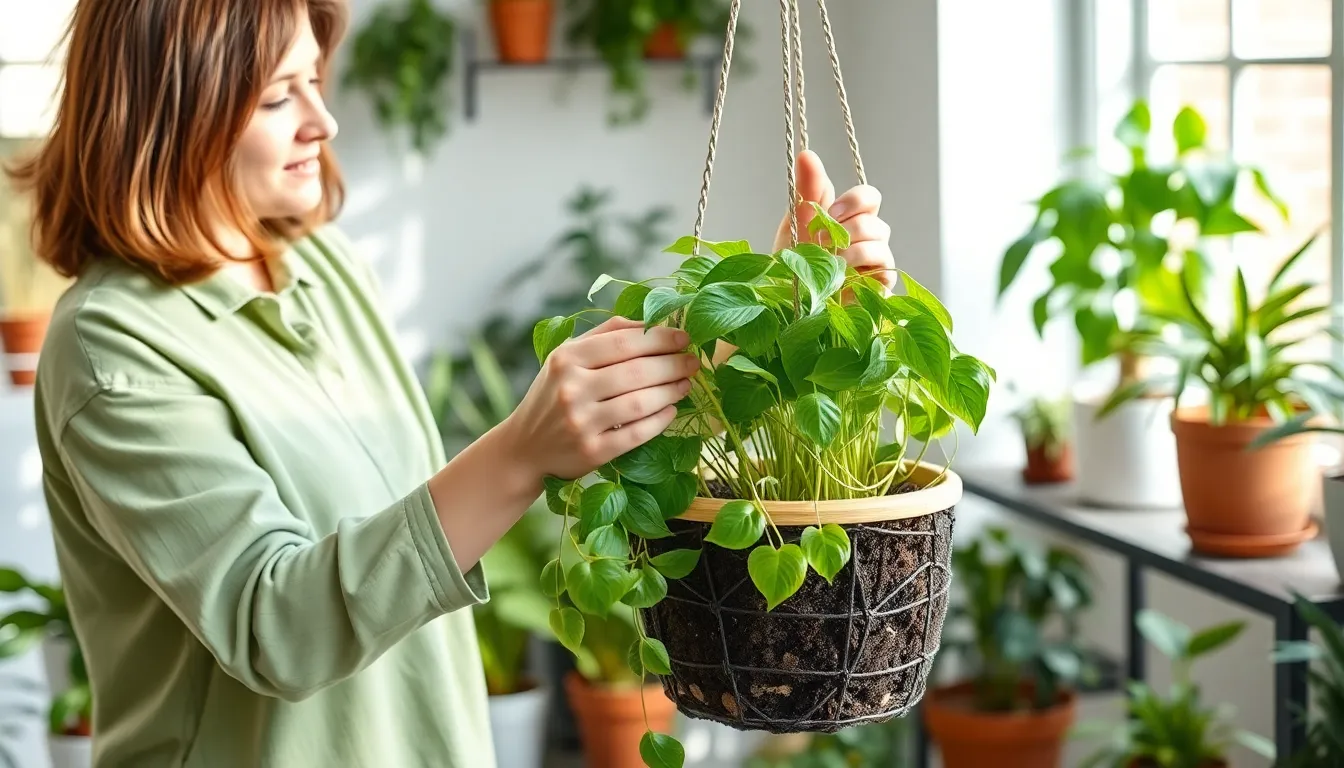 How to Hang Plants: Complete Guide to Indoor Hanging Gardens (2025) 8 How to Hang Plants: Complete Guide to Indoor Hanging Gardens (2025) 7