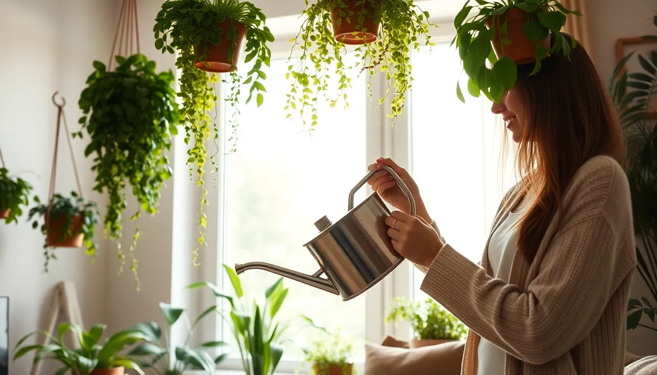 11 Best Living Room Hanging Plants That Transform Any Space (+ Care Tips) 8 11 Best Living Room Hanging Plants That Transform Any Space (+ Care Tips) 7