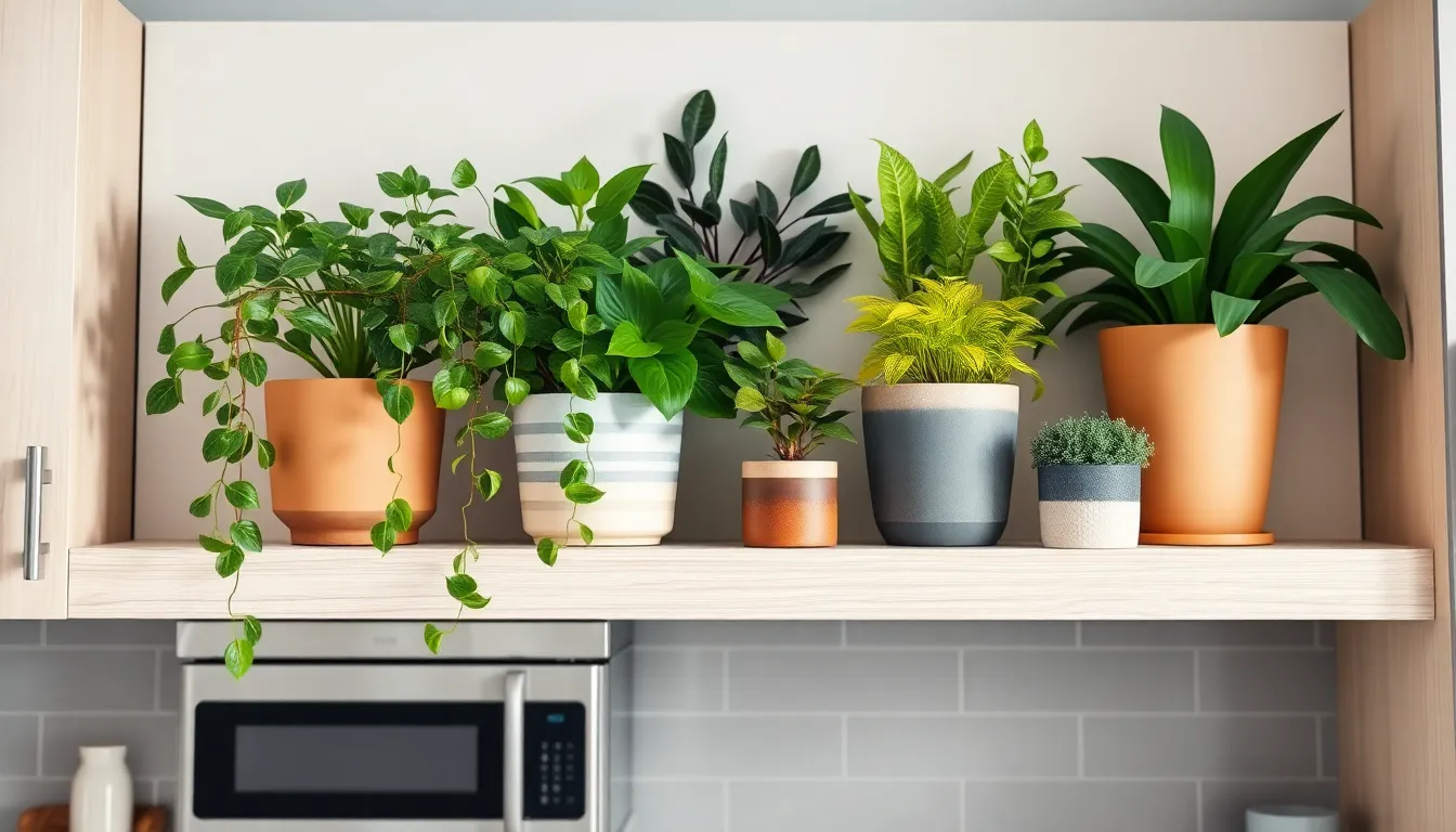 How to Style Plants Above Kitchen Cabinets: 15 Best Low-Maintenance Ideas 8 How to Style Plants Above Kitchen Cabinets: 15 Best Low-Maintenance Ideas 7