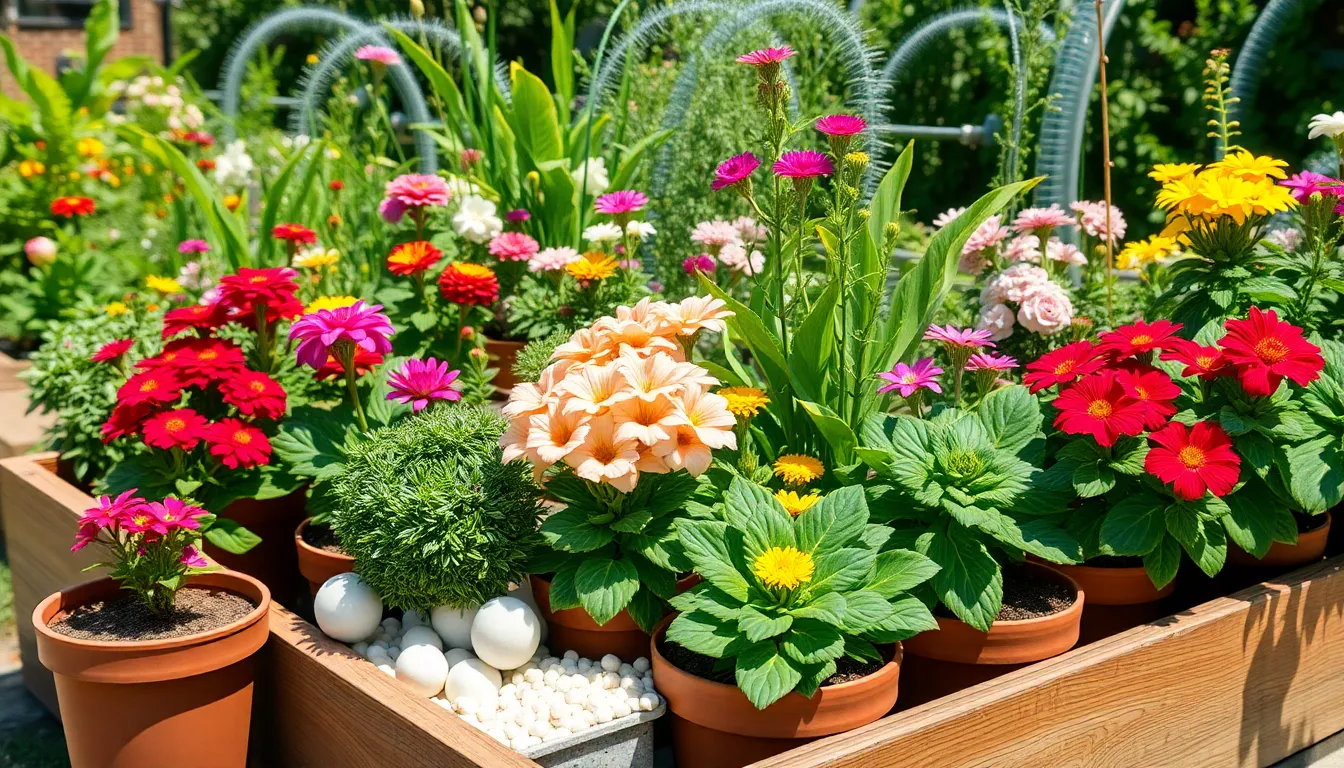 How to Create a Stunning Flower Bed with Potted Plants: Design Tips & Plant Ideas 10 How to Create a Stunning Flower Bed with Potted Plants: Design Tips & Plant Ideas 9