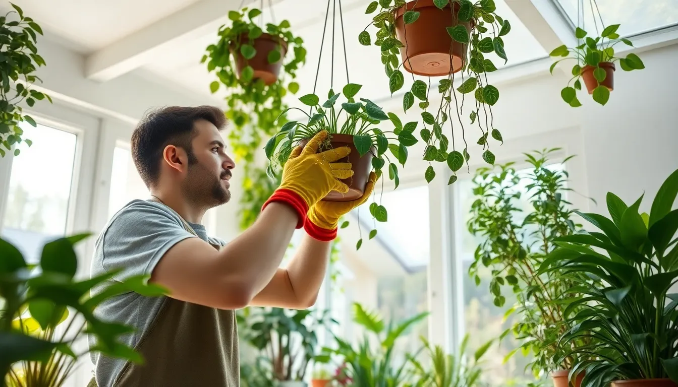 How to Hang Plants from Ceiling: Complete Guide for Stunning Indoor Gardens 10 How to Hang Plants from Ceiling: Complete Guide for Stunning Indoor Gardens 9