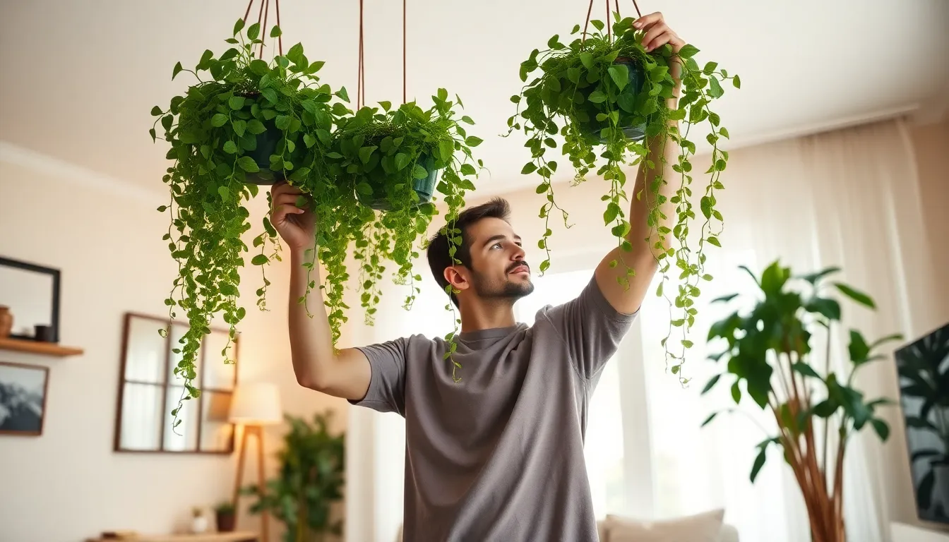 How to Hang Plants: Complete Guide to Indoor Hanging Gardens (2025) 10 How to Hang Plants: Complete Guide to Indoor Hanging Gardens (2025) 9