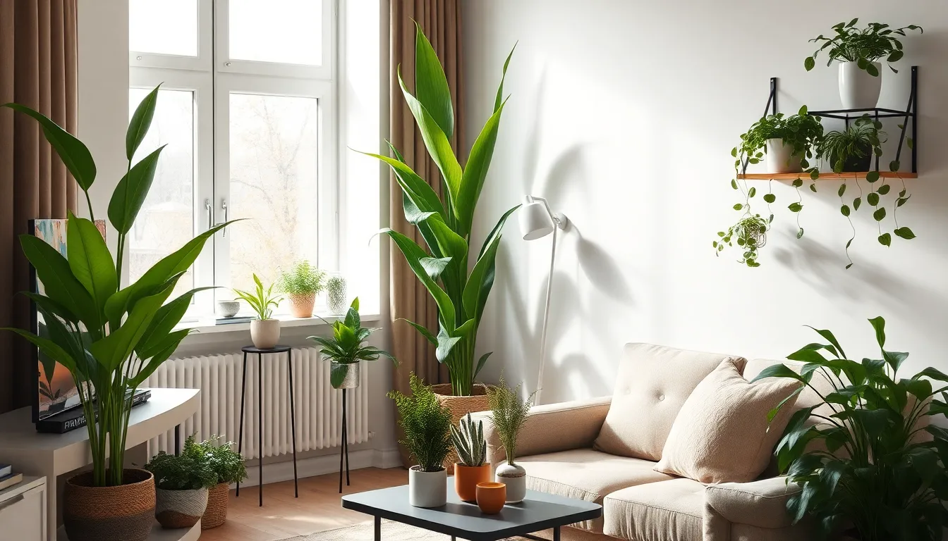 15 Genius Living Room Plants Decor Ideas That Make Small Spaces Look Bigger 10 15 Genius Living Room Plants Decor Ideas That Make Small Spaces Look Bigger 9