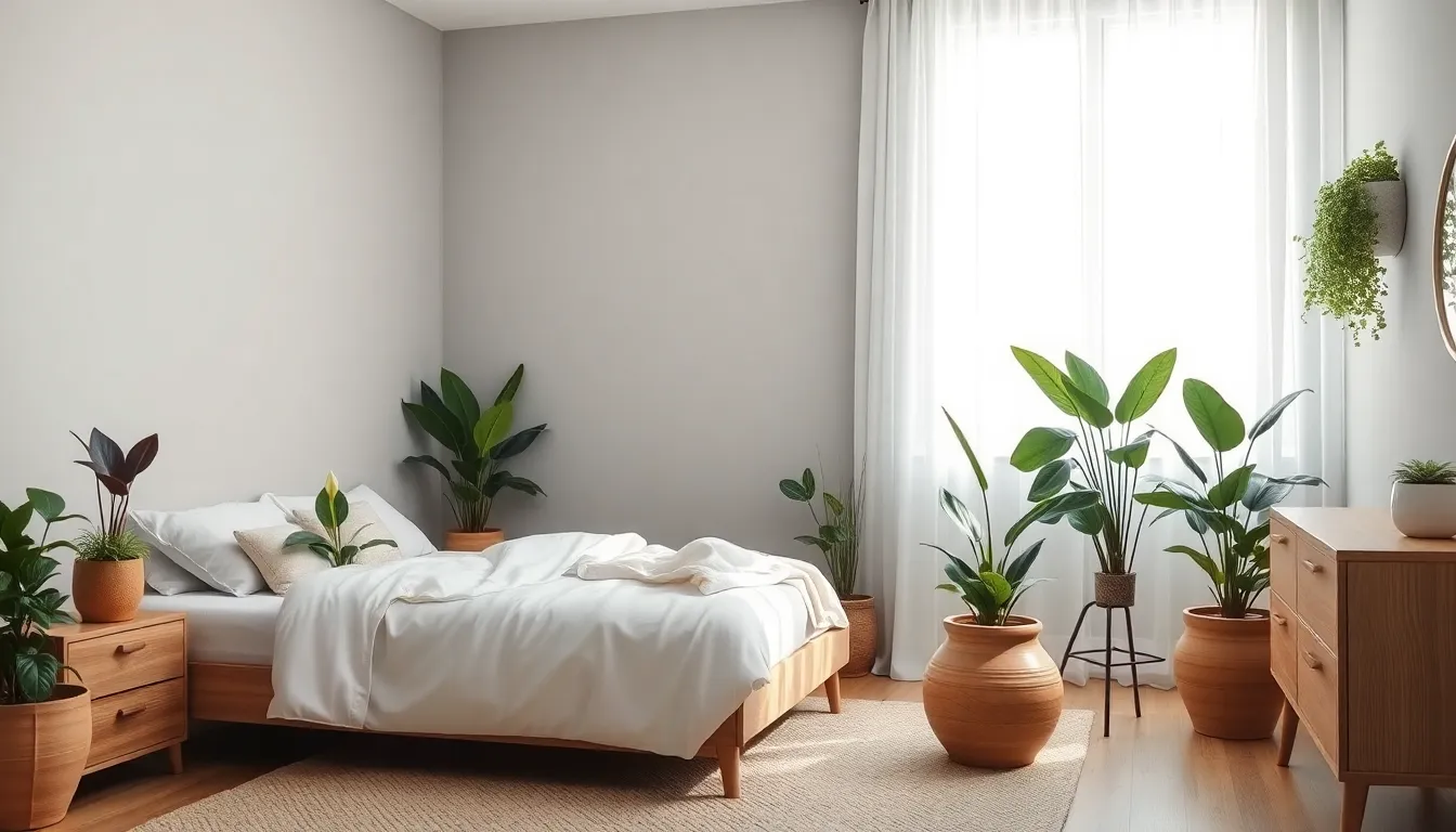 7 Simple Ways to Create a Minimalist Bedroom with Plants That Purify Air 10 7 Simple Ways to Create a Minimalist Bedroom with Plants That Purify Air 9