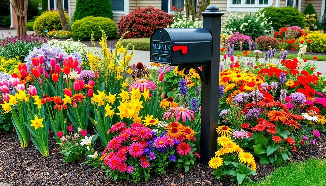 Best Plants Around Mailbox Post: Easy Ideas for Beautiful Curb Appeal 9
