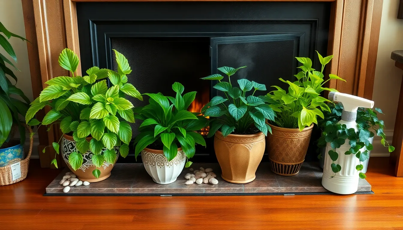 7 Best Plants for Fireplace Mantle Display: Heat-Resistant Decor Ideas 10 7 Best Plants for Fireplace Mantle Display: Heat-Resistant Decor Ideas 9