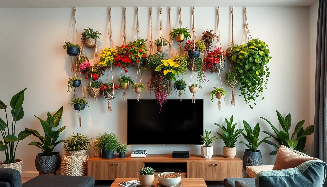 TV Wall with Plants: 7 Stunning Ways to Transform Your Entertainment Space 10 TV Wall with Plants: 7 Stunning Ways to Transform Your Entertainment Space 9