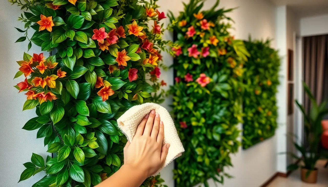 Transform Your Space: 10 Stunning Artificial Wall Plants Decor Ideas That Look Real 11