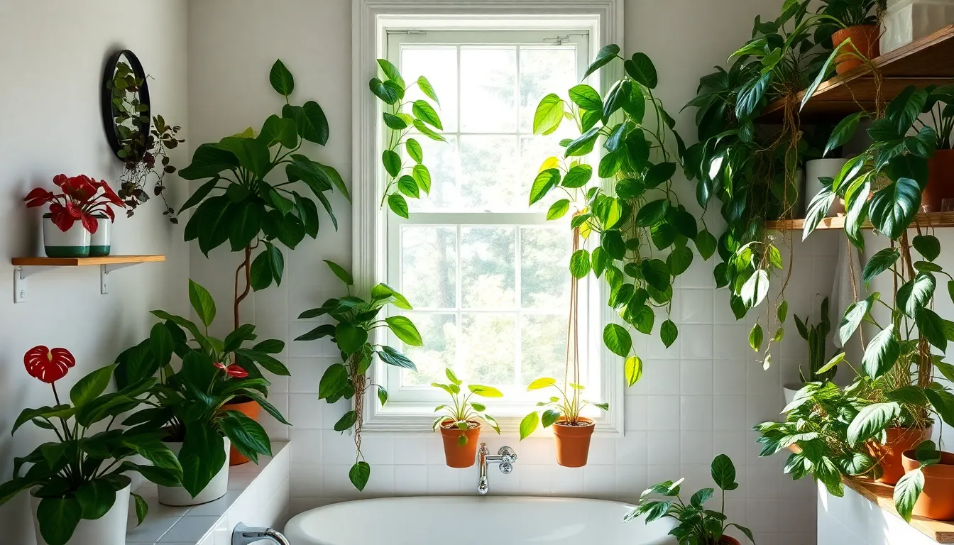 15 Stunning Bathroom Ideas with Plants That Transform Any Space Into a Spa 12 15 Stunning Bathroom Ideas with Plants That Transform Any Space Into a Spa 11