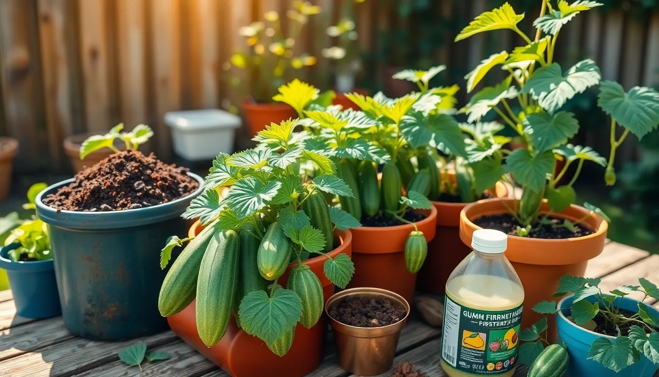 How to Grow Cucumber Plants in Pots: Complete Container Gardening Guide 12 How to Grow Cucumber Plants in Pots: Complete Container Gardening Guide 11