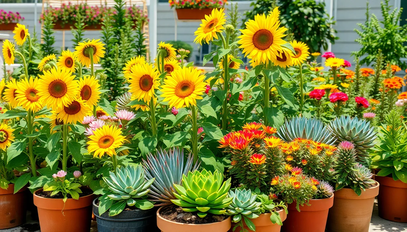 How to Create a Stunning Flower Bed with Potted Plants: Design Tips & Plant Ideas 12 How to Create a Stunning Flower Bed with Potted Plants: Design Tips & Plant Ideas 11