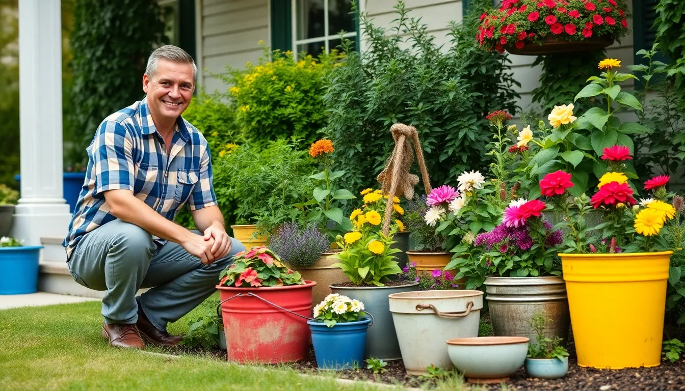 Front Yard Potted Plants: Transform Your Home's Curb Appeal on Any Budget 12 Front Yard Potted Plants: Transform Your Home's Curb Appeal on Any Budget 11