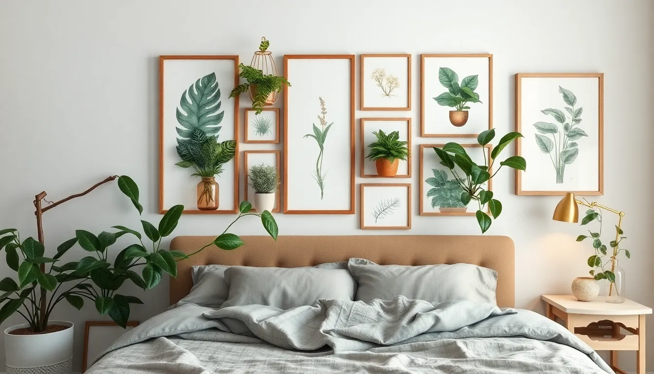 How to Create a Stunning Gallery Wall with Plants: Design Ideas & Tips 12 How to Create a Stunning Gallery Wall with Plants: Design Ideas & Tips 11