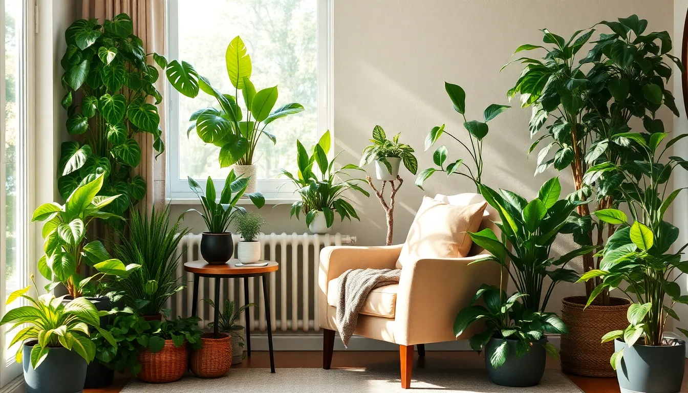 25 Stunning Living Room With Plants Ideas to Transform Your Space 11