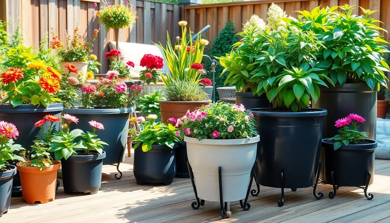 25+ Stunning Outdoor Pot Plant Ideas to Transform Your Patio & Garden Space 12 25+ Stunning Outdoor Pot Plant Ideas to Transform Your Patio & Garden Space 11