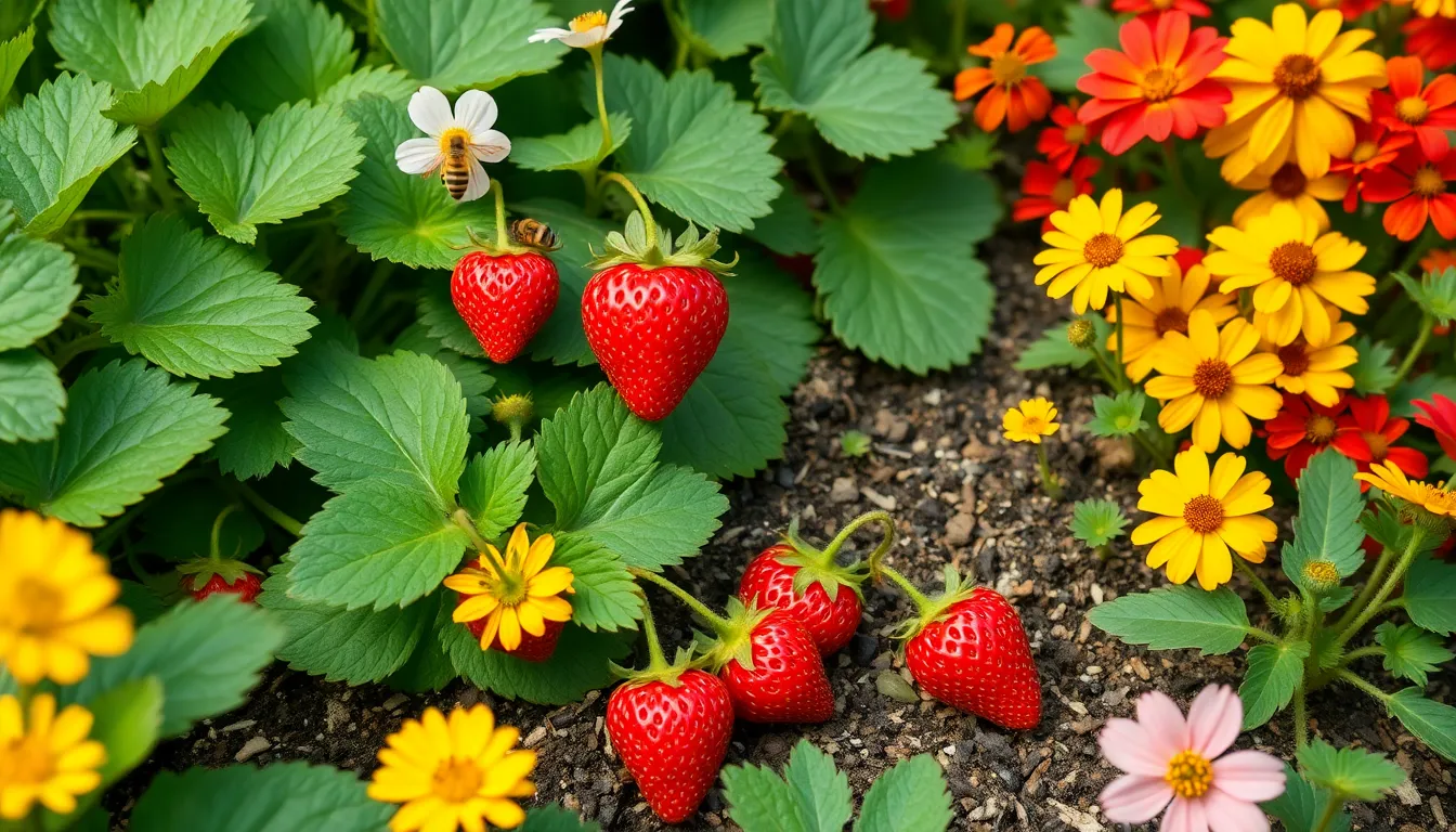 15 Best Companion Plants for Strawberries That Boost Growth & Repel Pests 14 15 Best Companion Plants for Strawberries That Boost Growth & Repel Pests 13