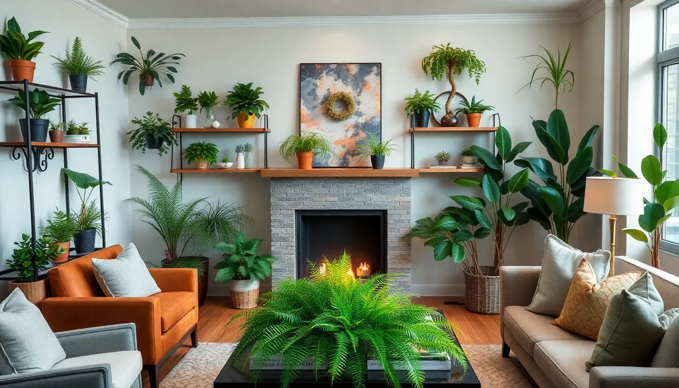 11 Stunning Faux Plants Living Room Ideas That Look Surprisingly Real in 2025 13