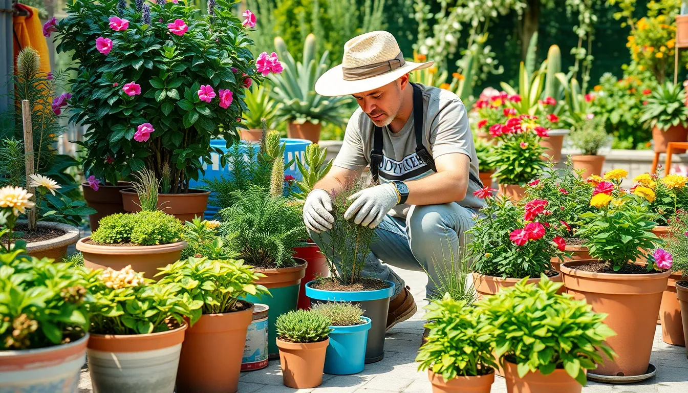 Complete Guide to Landscaping with Potted Plants: Transform Any Space Into a Garden 14 Complete Guide to Landscaping with Potted Plants: Transform Any Space Into a Garden 13
