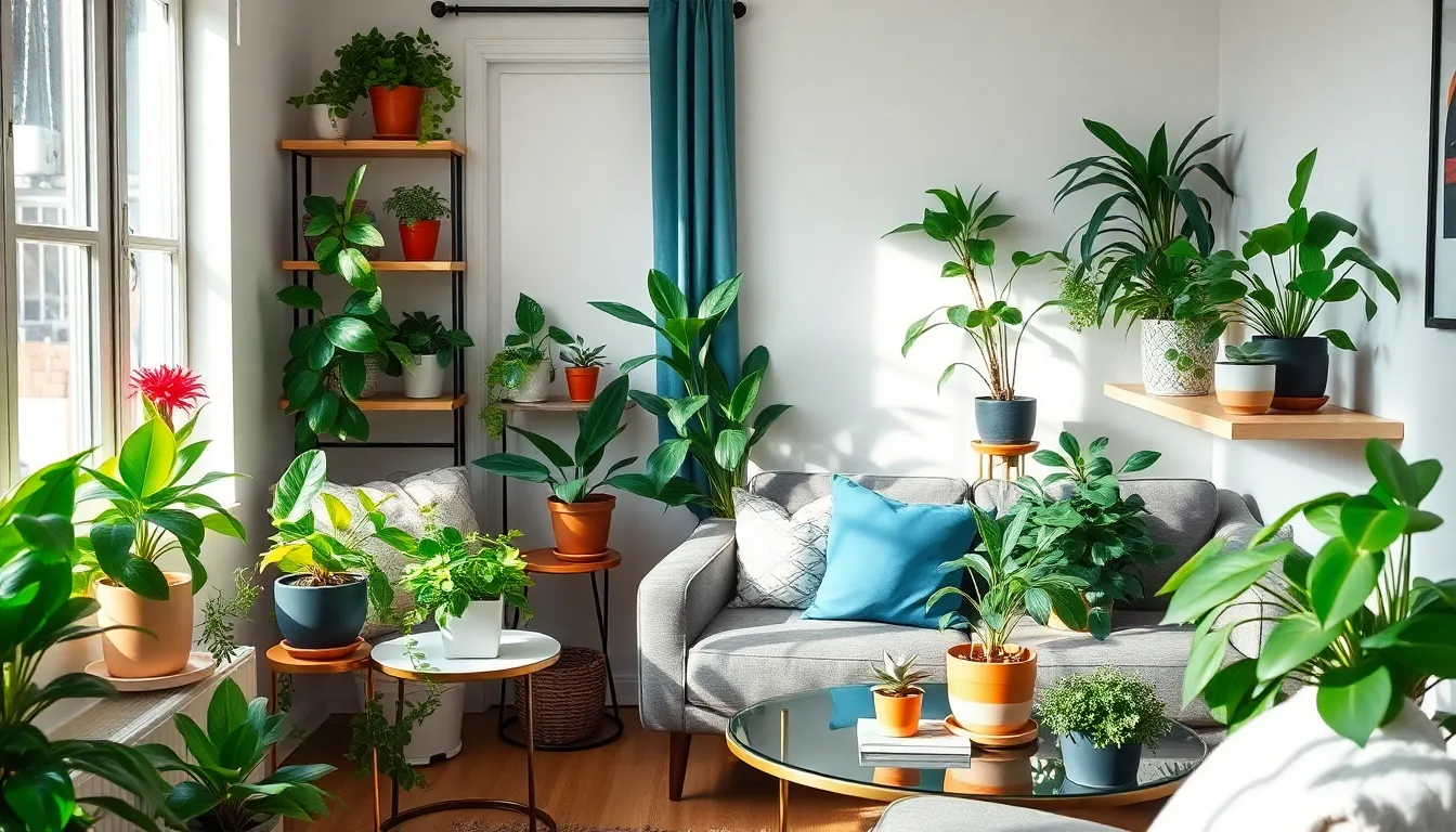 15 Genius Living Room Plants Decor Ideas That Make Small Spaces Look Bigger 14 15 Genius Living Room Plants Decor Ideas That Make Small Spaces Look Bigger 13