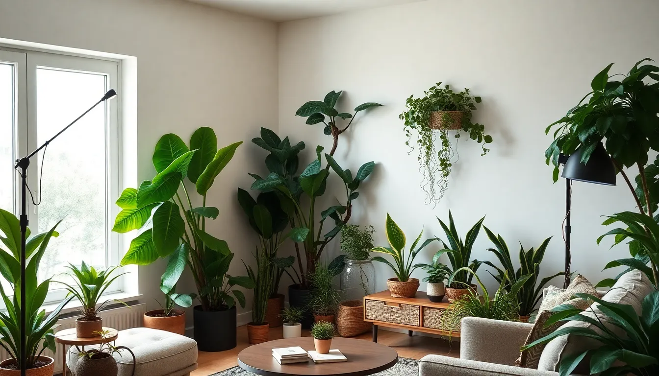 25 Stunning Living Room With Plants Ideas to Transform Your Space 13