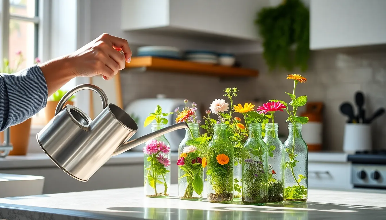 15 Creative Glass Bottle Plants Ideas That Transform Any Space Into Green Paradise 16 15 Creative Glass Bottle Plants Ideas That Transform Any Space Into Green Paradise 15