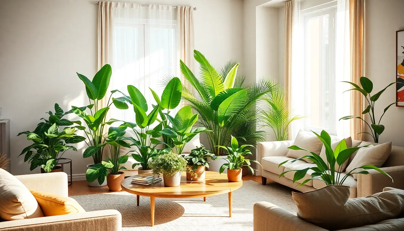 25 Stunning Living Room With Plants Ideas to Transform Your Space 15