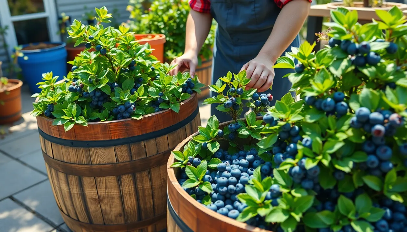 How to Grow Blueberry Plants in Pots: Complete Container Gardening Guide 2 How to Grow Blueberry Plants in Pots: Complete Container Gardening Guide 1