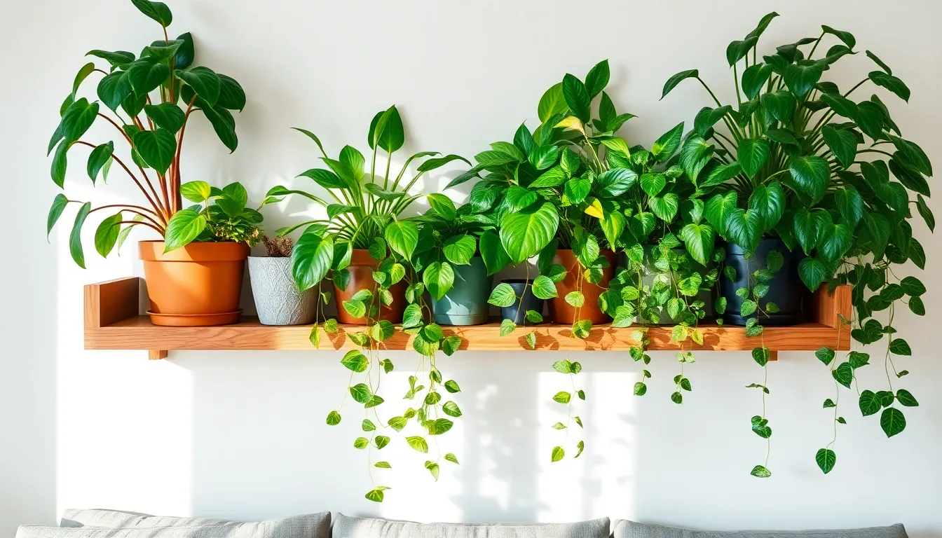 17 Floating Shelves with Plants Ideas That Transform Any Room Into a Green Paradise 1