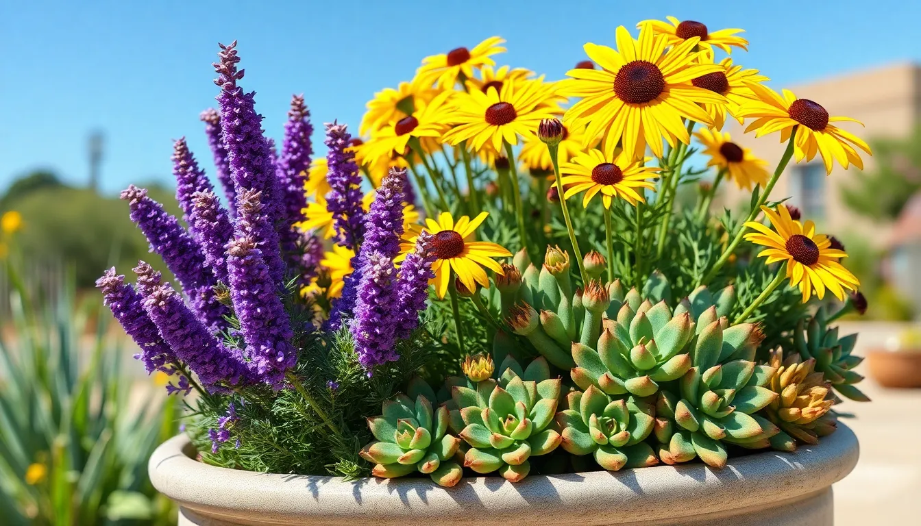 25 Best Full Sun Plants for Containers That Thrive in Hot Weather 2 25 Best Full Sun Plants for Containers That Thrive in Hot Weather 1