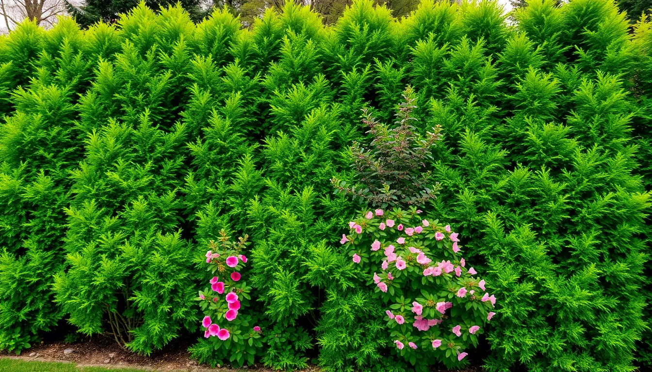 Fast-Growing Plants for Privacy Fence: Best Trees & Shrubs for Natural Screening 2 Fast-Growing Plants for Privacy Fence: Best Trees & Shrubs for Natural Screening 1