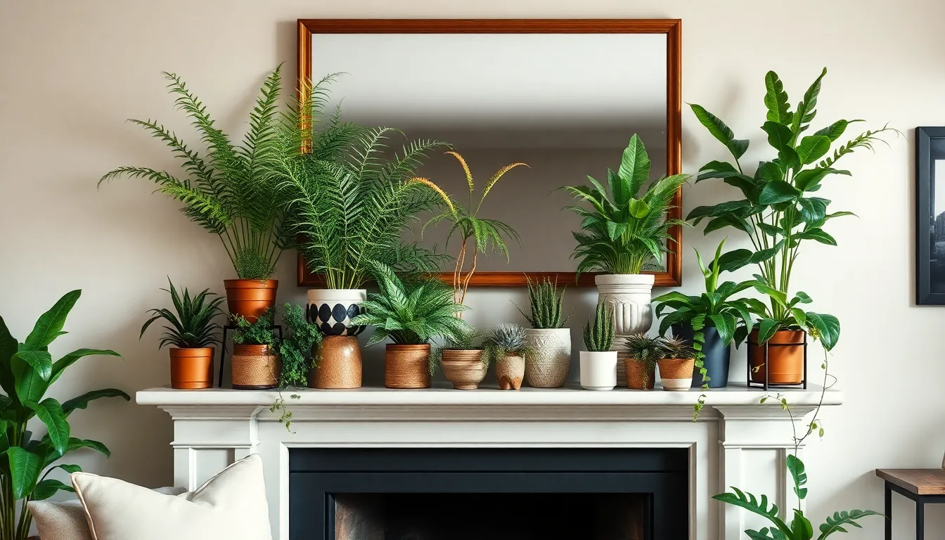 7 Best Plants for Fireplace Mantle Display: Heat-Resistant Decor Ideas 2 7 Best Plants for Fireplace Mantle Display: Heat-Resistant Decor Ideas 1