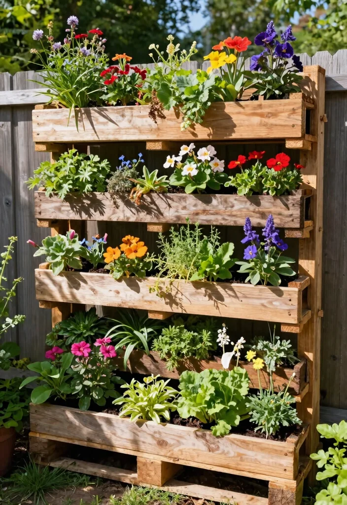 10 Along Fence Ideas to Maximize Border Planting Space 6. Space Saving Vertical Gardens 0