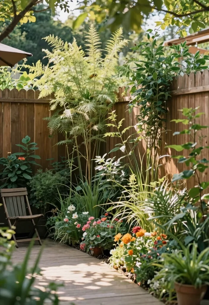 10 Along Fence Ideas to Maximize Border Planting Space 9. Privacy Screens with Plants 0